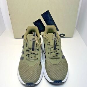 New Adidas X_PLRPATH Cloudfoam Size 9 Men's Green w/White Sole & Black Stripes